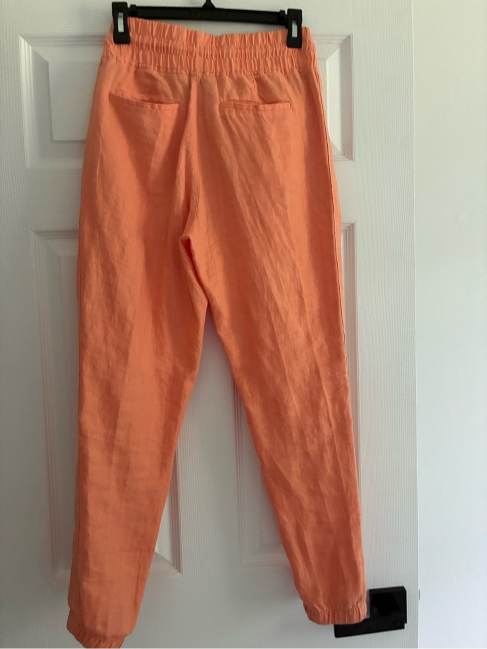 Athleta Cabo Linen Jogger Cactus Peach size 4 NWOT - Picture 2 of 3